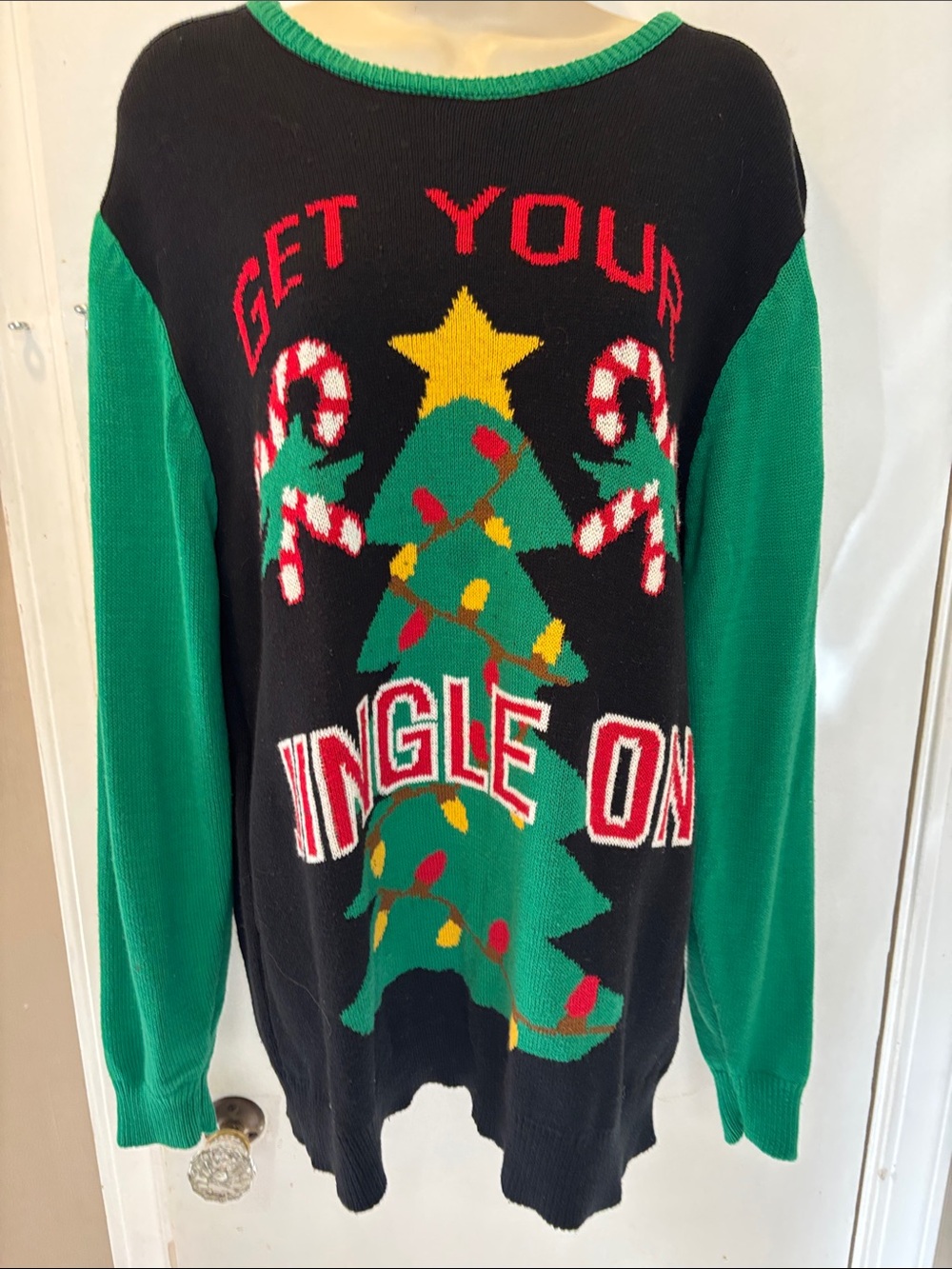 Vintage Roebuck & Co Large Christmas sweater 26-406